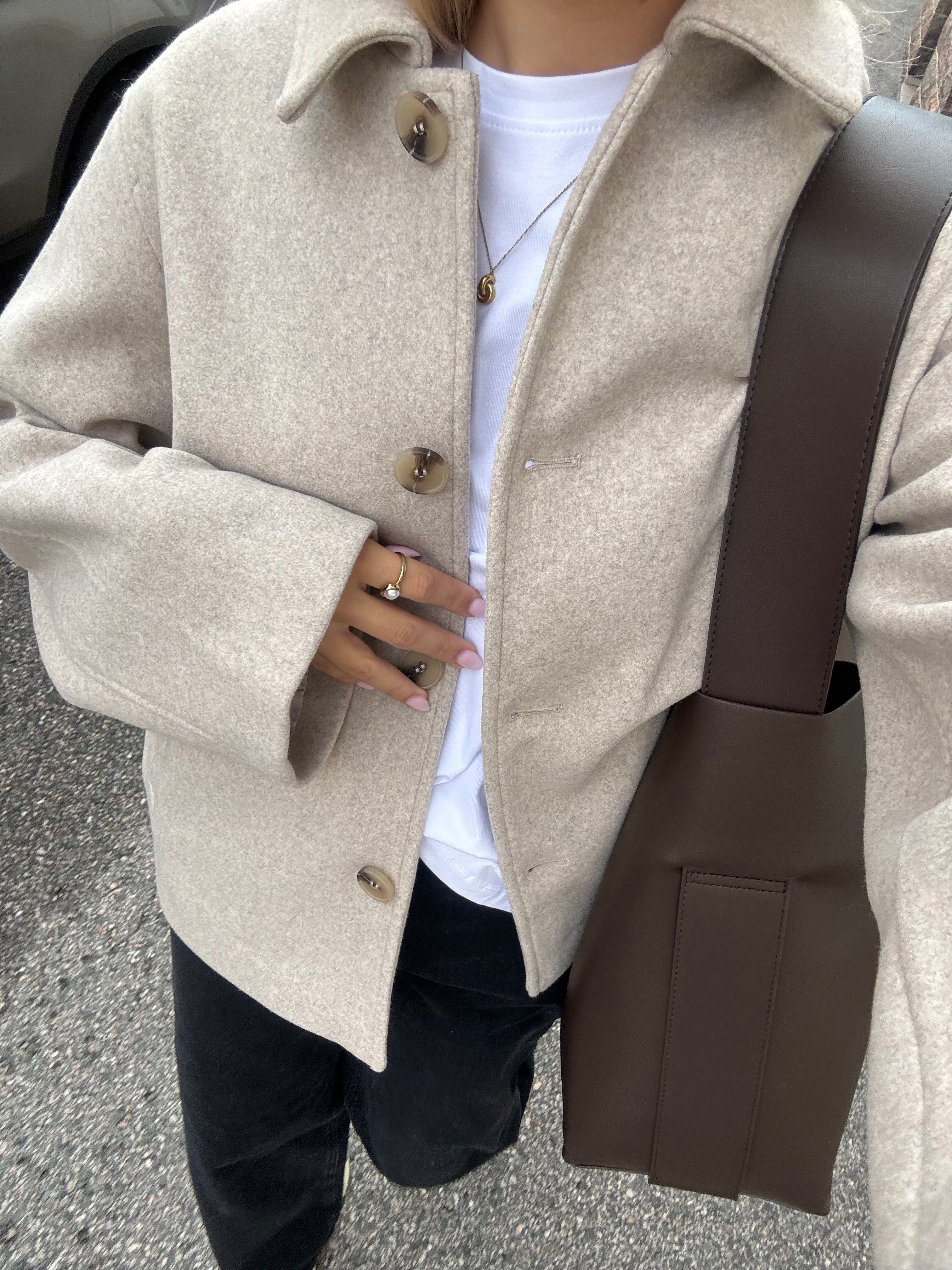 VICLAUDIA Jacket - Natural Melange